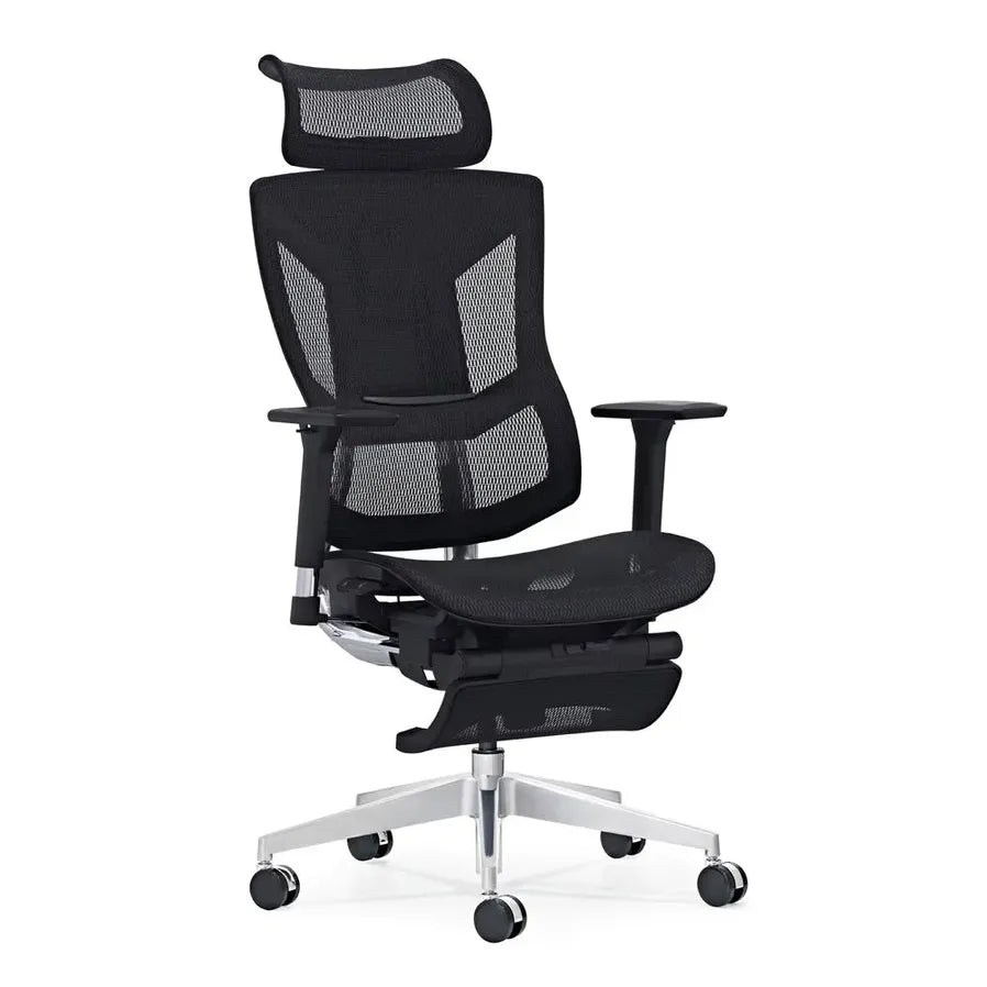 HKM-939155 Ergonomic Swivel Office Chair with Footrest Comfortable and Adjustable Design