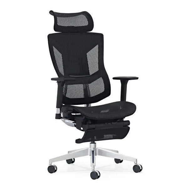 HKM-939155 Ergonomic Swivel Office Chair with Footrest Comfortable and Adjustable Design