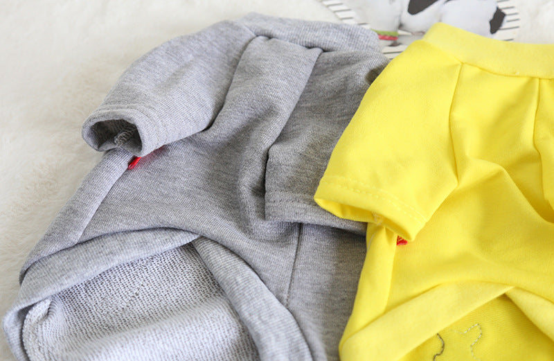 HKM-9391933 Cotton Dog Clothing for Small to Medium Breeds - Adjustable Size Options Available