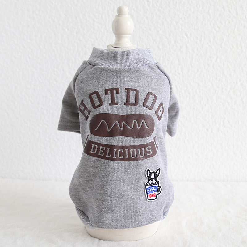 HKM-9391933 Cotton Dog Clothing for Small to Medium Breeds - Adjustable Size Options Available