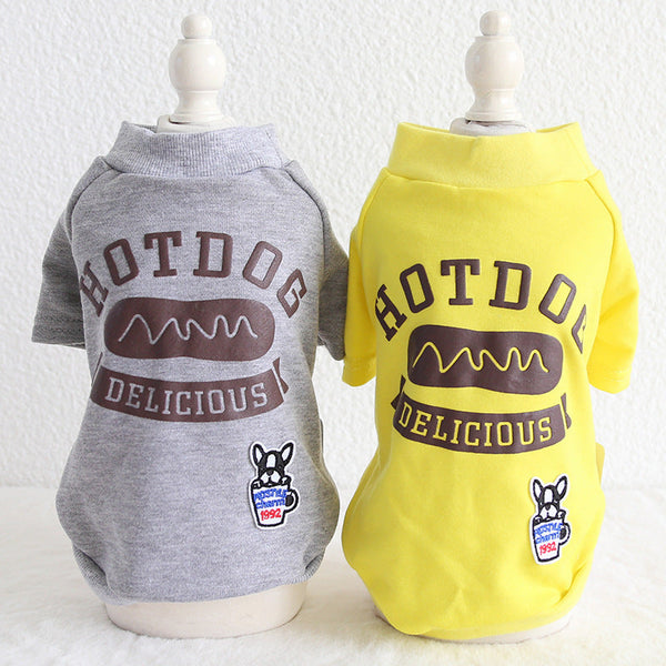 HKM-9391933 Cotton Dog Clothing for Small to Medium Breeds - Adjustable Size Options Available