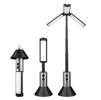 HKM-939219 Rechargeable Multifunctional Camping Lantern with 54 LEDs, Telescopic Pole, and Adjustable Brightness