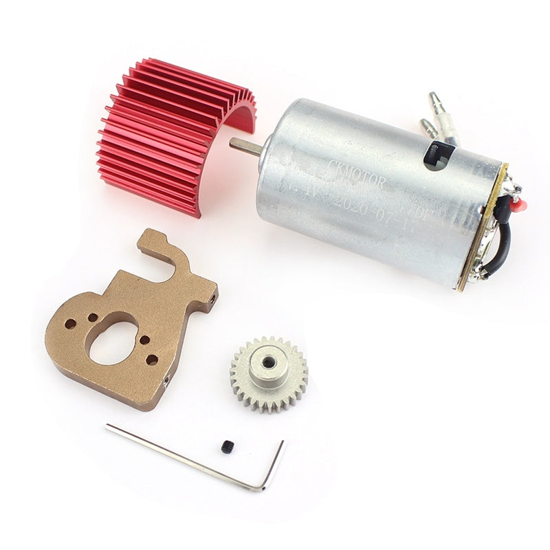 HKM-939219 Remote Control Car Motor Heat Sink with Gear Seat – Red/Blue/Purple