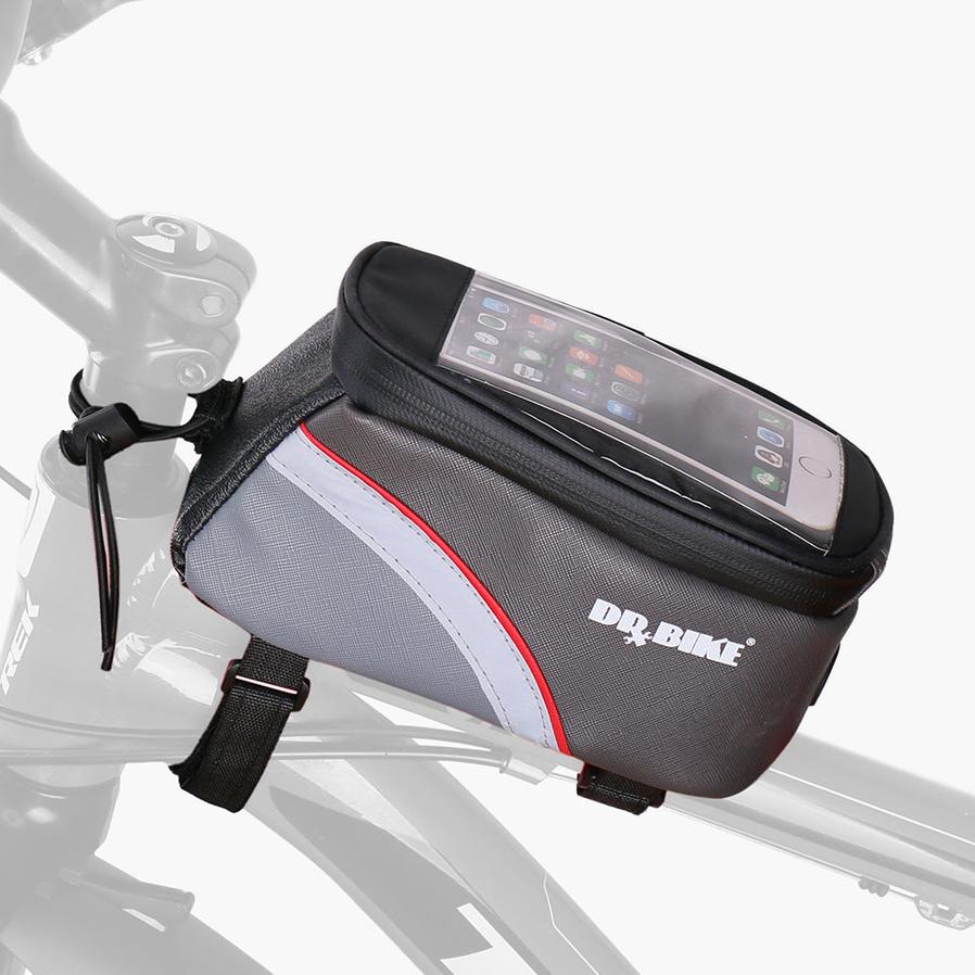HKM-939219 Top Tube Bike Pouch for Phone with Frame Mounting System