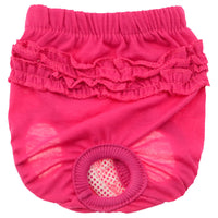 HKM-9392317 Comfortable Female Dog Belly Band - Menstrual Diaper Pants in Blue, Rose, Green, Yellow, Iridescent