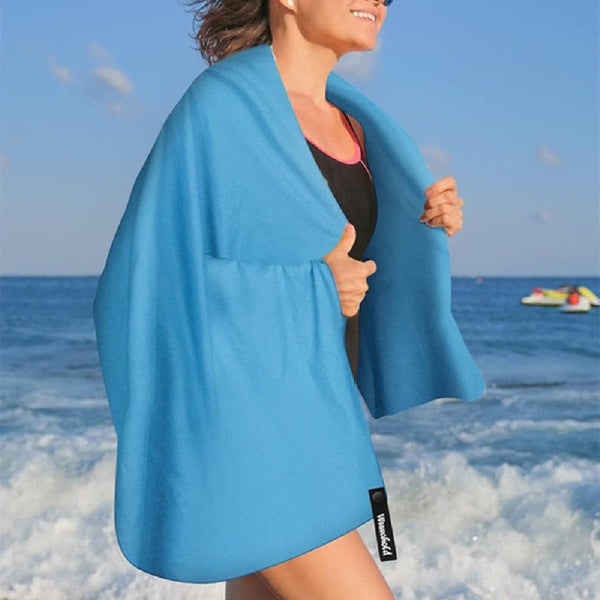 HKM-939283 Microfiber Quick-Drying Fitness Towel – Portable Sweat-Absorbent Bath/Beach Towel in Multiple Colors