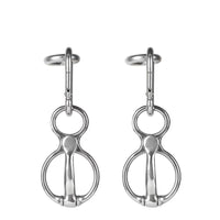 HKM-9393725 High Strength Silver and Black Carbon Steel Horse String Clips - Set of 3