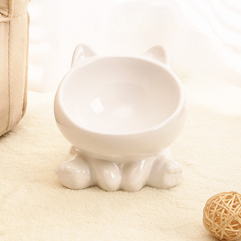 HKM-9394109 Ceramic Pet Bowl for Cats and Dogs - Stylish and Durable Design in Various Colors