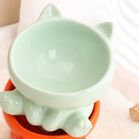 HKM-9394109 Ceramic Pet Bowl for Cats and Dogs - Stylish and Durable Design in Various Colors