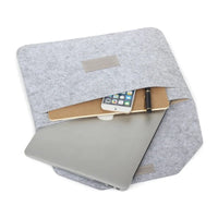 HKM-939411 Felt Sleeve Laptop Bags for 11 to 15 Inch Models - Stylish and Protective Case for MacBook and Tablets