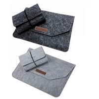 HKM-939411 Felt Sleeve Laptop Bags for 11 to 15 Inch Models - Stylish and Protective Case for MacBook and Tablets