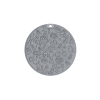 HKM-9394749 Round Silicone Pet Licking Mat - Multiple Colors Available for Interactive Feeding