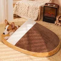 HKM-9395389 Cozy Dog Nest Sleeping Bag for Small to Medium Dogs - Warm, Removable, and Washable
