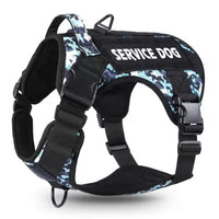 HKM-9395901 Adjustable Reflective Tactical Dog Harness Vest for Hiking and Training - Durable & Breathable, Multiple Sizes Available