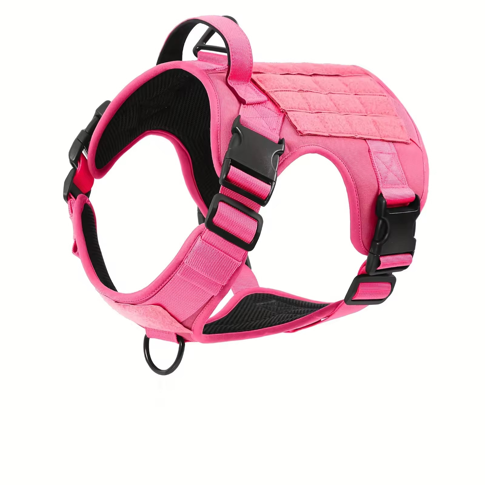 HKM-9395901 Adjustable Reflective Tactical Dog Harness Vest for Hiking and Training - Durable & Breathable, Multiple Sizes Available