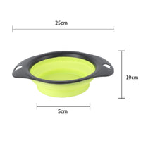 HKM-9397181 Portable Silicone Folding Bowl for Pets - Ideal for Dog and Cat Food & Water Outdoors