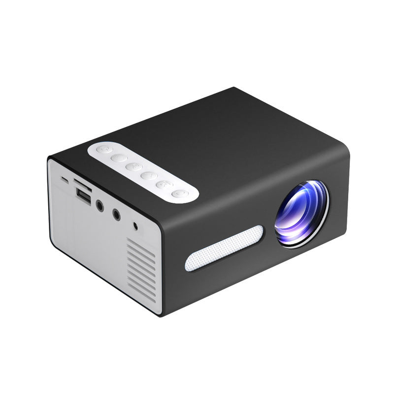HKM-939731 1080P Mini Home Office Projector with LED Technology, Compact Design, and Multiple Input Ports