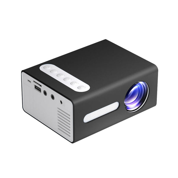 HKM-939731 1080P Mini Home Office Projector with LED Technology, Compact Design, and Multiple Input Ports