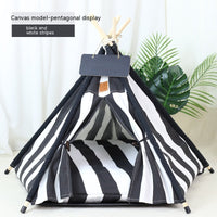 HKM-9398717 Cozy Removable & Washable Cat Tent with Insulation, Foldable Design - Various Sizes Available