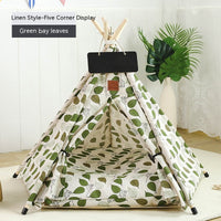 HKM-9398717 Cozy Removable & Washable Cat Tent with Insulation, Foldable Design - Various Sizes Available