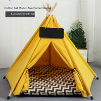 HKM-9398717 Cozy Removable & Washable Cat Tent with Insulation, Foldable Design - Various Sizes Available