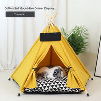 HKM-9398717 Cozy Removable & Washable Cat Tent with Insulation, Foldable Design - Various Sizes Available