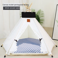 HKM-9398717 Cozy Removable & Washable Cat Tent with Insulation, Foldable Design - Various Sizes Available