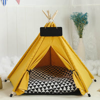 HKM-9398717 Cozy Removable & Washable Cat Tent with Insulation, Foldable Design - Various Sizes Available