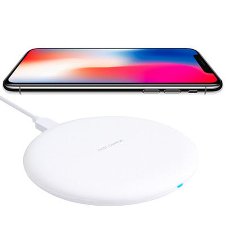 HKM-939923 10W Wireless Charger with Micro USB Interface - Qi Certified, Multiple Color Options