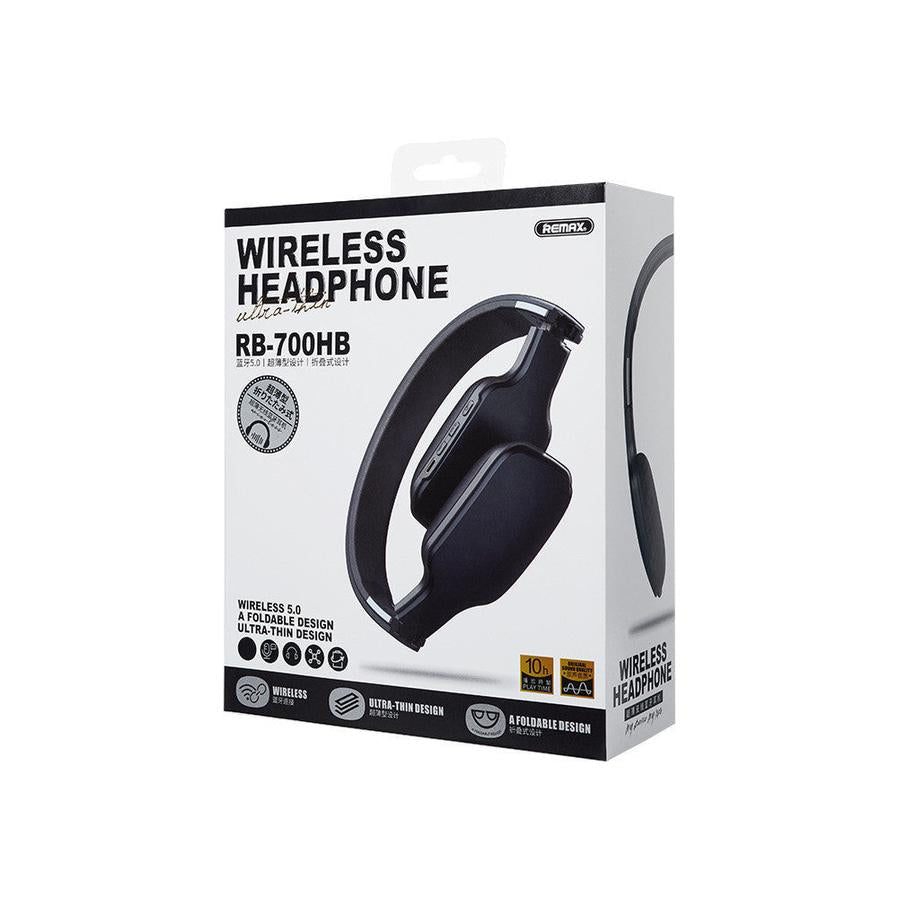 HKM-940051 Wireless Bluetooth V5.0 Stereo Headset with Call Function - Black and White