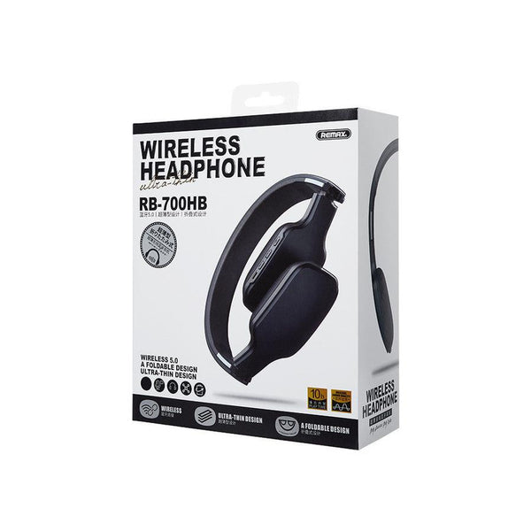 HKM-940051 Wireless Bluetooth V5.0 Stereo Headset with Call Function - Black and White