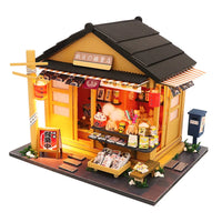 HKM-940115 3D Wooden Dollhouse Puzzle DIY Handmade Educational Toy for Kids Age 6+