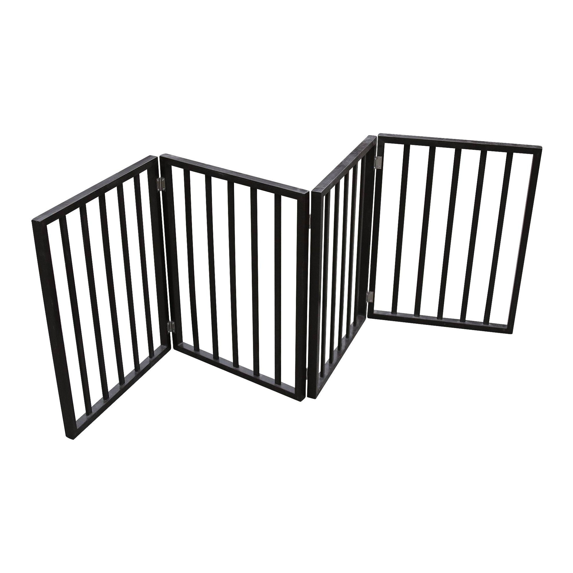 HKM-9401277 Folding Pet Gate for Doorways and Stairs - Lightweight and Stylish Barrier