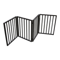 HKM-9401277 Folding Pet Gate for Doorways and Stairs - Lightweight and Stylish Barrier