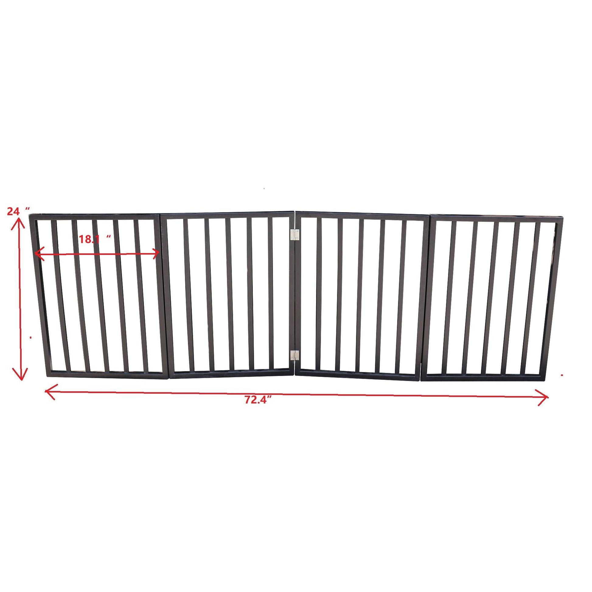 HKM-9401277 Folding Pet Gate for Doorways and Stairs - Lightweight and Stylish Barrier