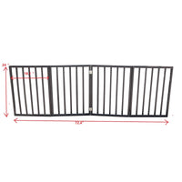 HKM-9401277 Folding Pet Gate for Doorways and Stairs - Lightweight and Stylish Barrier