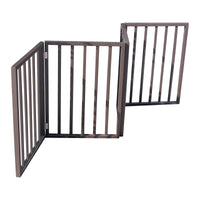 HKM-9401277 Folding Pet Gate for Doorways and Stairs - Lightweight and Stylish Barrier