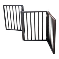 HKM-9401277 Folding Pet Gate for Doorways and Stairs - Lightweight and Stylish Barrier