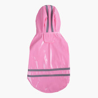 HKM-9402045 Reflective Hooded Raincoat for Pets - PU Material, Casual Style, Available in Multiple Colors