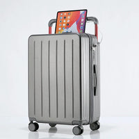 HKM-940243 Expandable Cabin Suitcase with Wheels and Laptop Stand for Travel