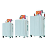 HKM-940243 Expandable Cabin Suitcase with Wheels and Laptop Stand for Travel