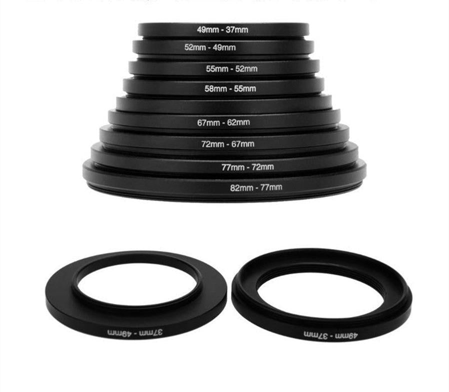 HKM-940243 SLR Digital Adapter Ring, Aluminum Alloy Polarizer Filter for 37-82mm Lens