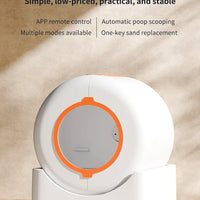 HKM-940307 Self-Cleaning Smart Cat Litter Box with Easy Clean Feature and Odor Control