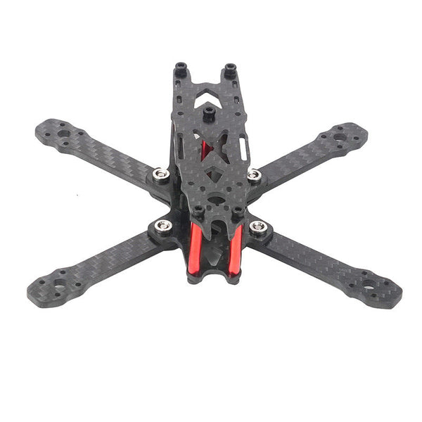 HKM-940371 ALFARC-FS135 Carbon Fiber Racing Drone Frame - 135mm Wheelbase, 3mm Arm Thickness, Compatible with F4/F3 Flight Control Systems