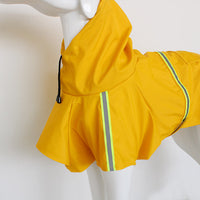HKM-9403837 Waterproof Dog Raincoat with Reflective Cape for Large Breeds - Available in Multiple Sizes