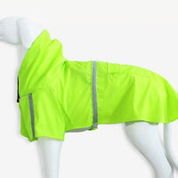 HKM-9403837 Waterproof Dog Raincoat with Reflective Cape for Large Breeds - Available in Multiple Sizes