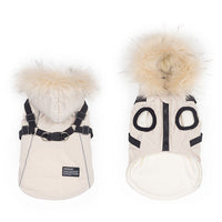 HKM-9404093 Cozy Cotton Coat for Pets - Adjustable Winter Apparel for Small Dogs