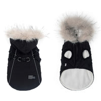HKM-9404093 Cozy Cotton Coat for Pets - Adjustable Winter Apparel for Small Dogs