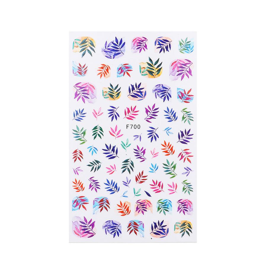 HKM-940499 Floral Nail Stickers Collection - Assorted Designs for Creative Nail Art