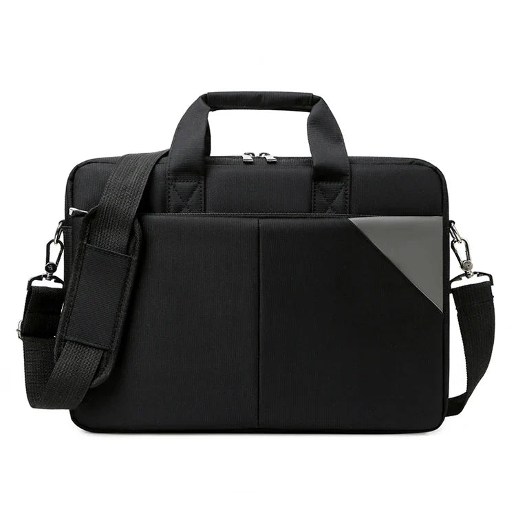HKM-940563 Large Capacity Portable Laptop Tote Bag for 14-15.6 Inch Laptops - Black Laptop Case